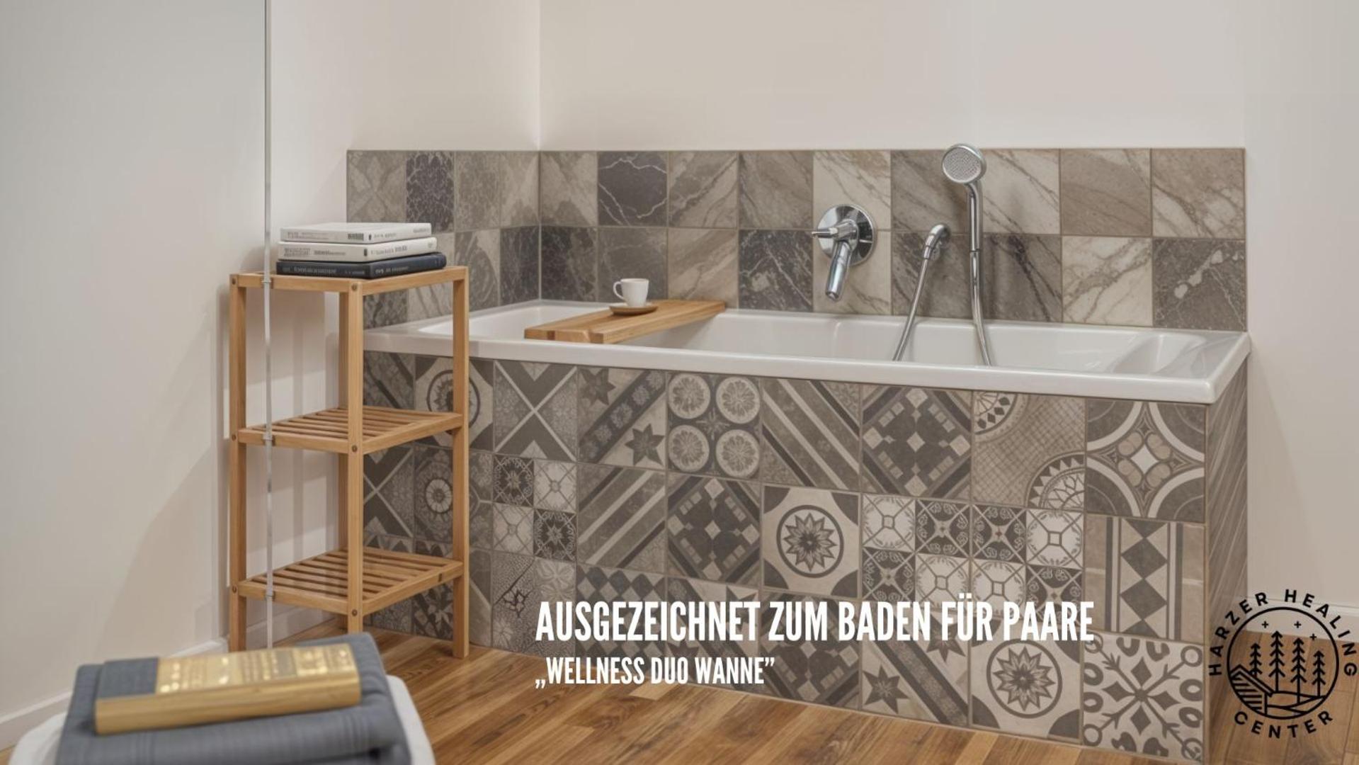 Apartment Harzer Healing Center 2024 Romantische Landhauswohnung Mit Fussbodenheizung,xxl Kochinsel,xxl Regenduschen,modern,hochwertig,persoenlich,vollausgestattet