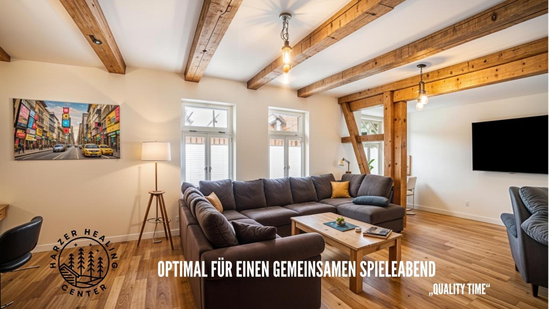 Harzer Healing Center 2024 Romantische Landhauswohnung Mit Fussbodenheizung,xxl Kochinsel,xxl Regenduschen,modern,hochwertig,persoenlich,vollausgestattet *